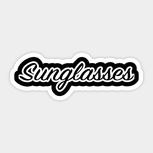 Sunglasses T-Shirt Sticker by lenn